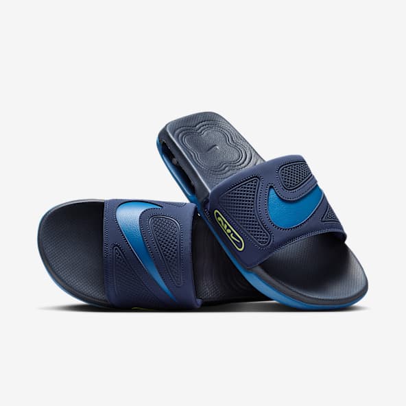 Blue nike flip flops 2025
